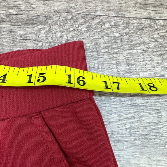 Swet Tailor Mens Chino Shorts Size 33 Red Wine Stretch Pockets Cotton Blend NWT - Picture 5 of 11